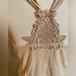 Lacy Crop Top Tank Aerie